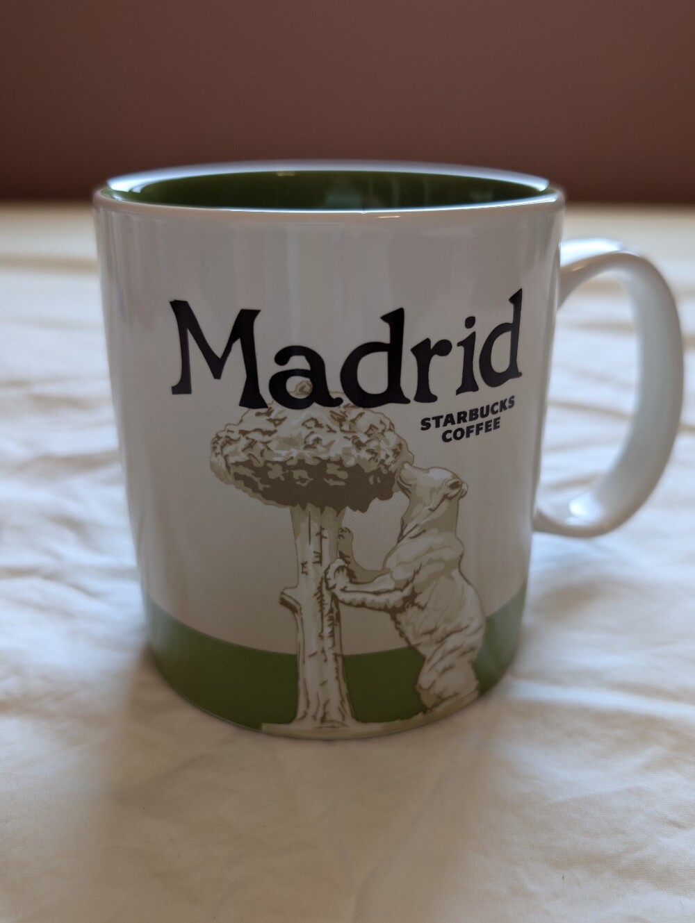Starbucks Madrid Spain Global Collector Series 2015 Mug Green/White